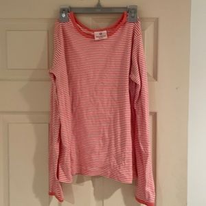 Hanna Anderson Girls size 12 long sleeve striped top